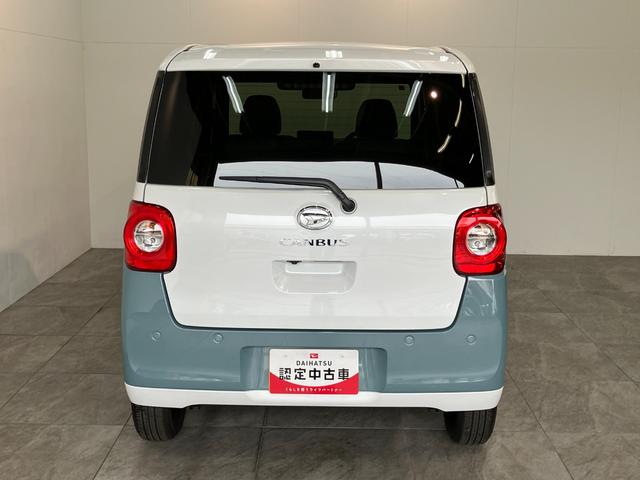 ムーヴキャンバスストライプスＧ　両側電動スライドドア　届出済未使用車衝突被害軽減ブレーキ　コーナーセンサー　バックカメラ（ナビ装着時用）　両側電動スライドドア　前席シートヒーター　電動パーキングブレーキ　ＬＥＤ　オートライト　オートエアコン　スマートキー　エコアイドル（滋賀県）の中古車