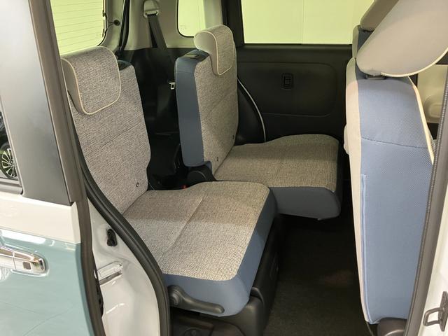 ムーヴキャンバスストライプスＧ　両側電動スライドドア　届出済未使用車衝突被害軽減ブレーキ　コーナーセンサー　バックカメラ（ナビ装着時用）　両側電動スライドドア　前席シートヒーター　電動パーキングブレーキ　ＬＥＤ　オートライト　オートエアコン　スマートキー　エコアイドル（滋賀県）の中古車