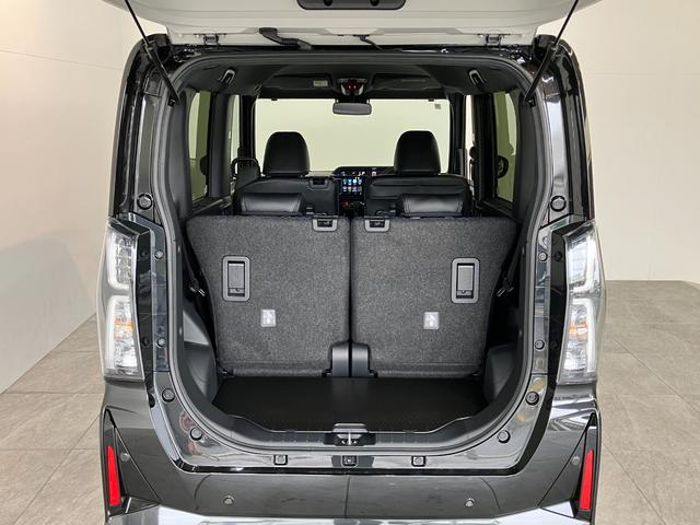 タントカスタムＲＳリミテッド　ターボ　９型Ｄ．Ａ　届出済未使用車衝突被害軽減ブレーキ　コーナーセンサー　９型ディスプレイオーディオ　Ｂｌｕｅｔｏｏｔｈ　ＵＳＢ　バックカメラ　ＥＴＣ　両側電動スライドドア　シートヒーター　ＬＥＤ　レーダークルコン　スマートキー（滋賀県）の中古車