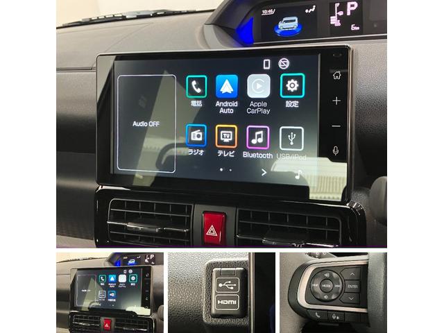 タントカスタムＲＳリミテッド　ターボ　９型Ｄ．Ａ　届出済未使用車衝突被害軽減ブレーキ　コーナーセンサー　９型ディスプレイオーディオ　Ｂｌｕｅｔｏｏｔｈ　ＵＳＢ　バックカメラ　ＥＴＣ　両側電動スライドドア　シートヒーター　ＬＥＤ　レーダークルコン　スマートキー（滋賀県）の中古車