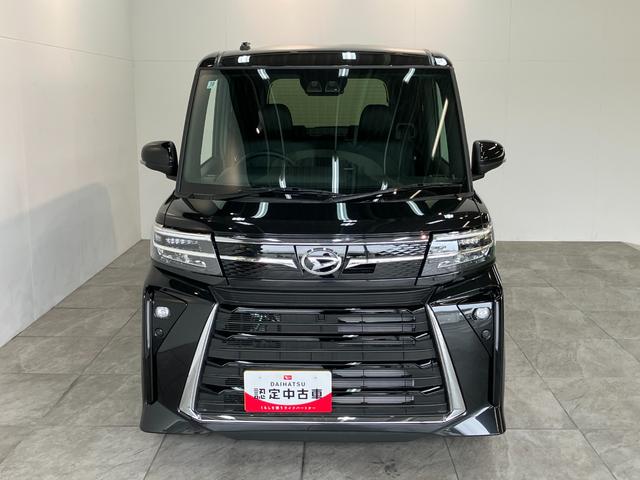 タントカスタムＲＳリミテッド　ターボ　９型Ｄ．Ａ　届出済未使用車衝突被害軽減ブレーキ　コーナーセンサー　９型ディスプレイオーディオ　Ｂｌｕｅｔｏｏｔｈ　ＵＳＢ　バックカメラ　ＥＴＣ　両側電動スライドドア　シートヒーター　ＬＥＤ　レーダークルコン　スマートキー（滋賀県）の中古車
