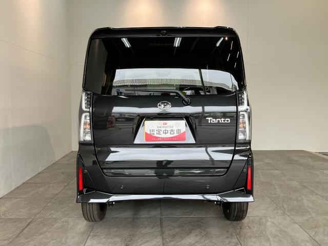 タントカスタムＲＳリミテッド　ターボ　９型Ｄ．Ａ　届出済未使用車衝突被害軽減ブレーキ　コーナーセンサー　９型ディスプレイオーディオ　Ｂｌｕｅｔｏｏｔｈ　ＵＳＢ　バックカメラ　ＥＴＣ　両側電動スライドドア　シートヒーター　ＬＥＤ　レーダークルコン　スマートキー（滋賀県）の中古車