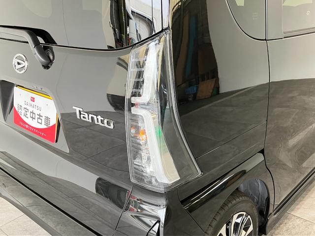 タントカスタムＲＳリミテッド　ターボ　９型Ｄ．Ａ　届出済未使用車衝突被害軽減ブレーキ　コーナーセンサー　９型ディスプレイオーディオ　Ｂｌｕｅｔｏｏｔｈ　ＵＳＢ　バックカメラ　ＥＴＣ　両側電動スライドドア　シートヒーター　ＬＥＤ　レーダークルコン　スマートキー（滋賀県）の中古車