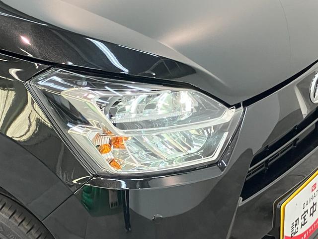 ミライースＸ　ＳＡIII　コーナーセンサー　キーレス　届出済未使用車衝突被害軽減ブレーキ　スマアシ３　コーナーセンサー　バックカメラ（ナビ装着時用）　ＬＥＤヘッドライト　電動格納式ミラー　マニュアルレベリング　キーレスエントリー　オートライト　エコアイドル（滋賀県）の中古車