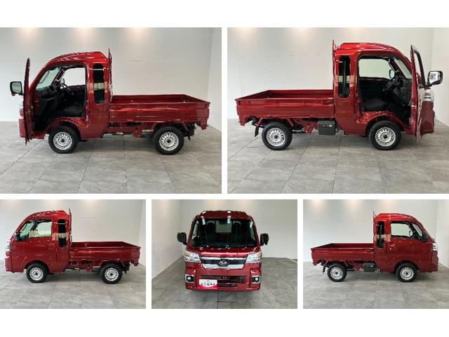 ハイゼットトラックジャンボエクストラ　４ＷＤ　デフロック　届出済未使用車衝突被害軽減ブレーキ　スマアシ　コーナーセンサー　ＬＥＤヘッドライト　オートライト　スマートキー　パワーウインドウ　電動格納式ミラー　４ＷＤ　デフロック　荷台作業灯　ＣＶＴ車（滋賀県）の中古車