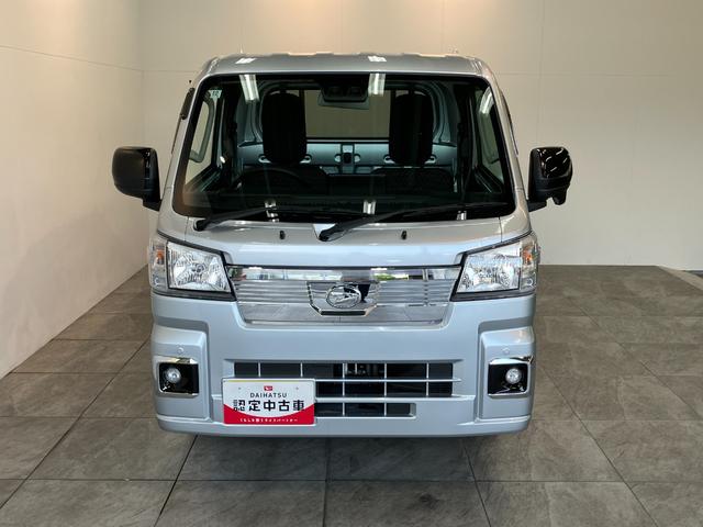 ハイゼットトラックＥＸＴ　４ＷＤ　ＣＶＴ車　９型ディスプレイオーディオ衝突被害軽減ブレーキ　コーナーセンサー　９型ディスプレイオーディオ　Ｂｌｕｅｔｏｏｔｈ　ＵＳＢ　バックカメラ　スマートキー　パワーウインドウ　４ＷＤ　デフロック　荷台作業灯　４枚リーフスプリング（滋賀県）の中古車