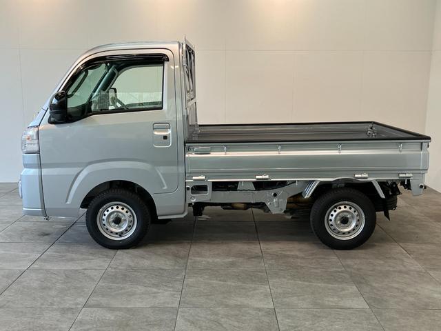 ハイゼットトラックＥＸＴ　４ＷＤ　ＣＶＴ車　９型ディスプレイオーディオ衝突被害軽減ブレーキ　コーナーセンサー　９型ディスプレイオーディオ　Ｂｌｕｅｔｏｏｔｈ　ＵＳＢ　バックカメラ　スマートキー　パワーウインドウ　４ＷＤ　デフロック　荷台作業灯　４枚リーフスプリング（滋賀県）の中古車