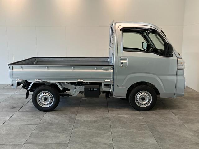 ハイゼットトラックＥＸＴ　４ＷＤ　ＣＶＴ車　９型ディスプレイオーディオ衝突被害軽減ブレーキ　コーナーセンサー　９型ディスプレイオーディオ　Ｂｌｕｅｔｏｏｔｈ　ＵＳＢ　バックカメラ　スマートキー　パワーウインドウ　４ＷＤ　デフロック　荷台作業灯　４枚リーフスプリング（滋賀県）の中古車