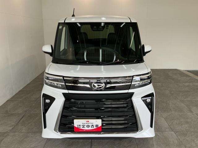 タントカスタムＲＳ　ターボ　９型ディスプレイオーディオ　クルコン衝突被害軽減ブレーキ　コーナーセンサー　９型ディスプレイオーディオ　フルセグ　Ｂｌｕｅｔｏｏｔｈ　ＵＳＢ　バックカメラ　前後ドラレコ　両側電動スライドドア　前席シートヒーター　ＬＥＤ　レーダークルコン（滋賀県）の中古車