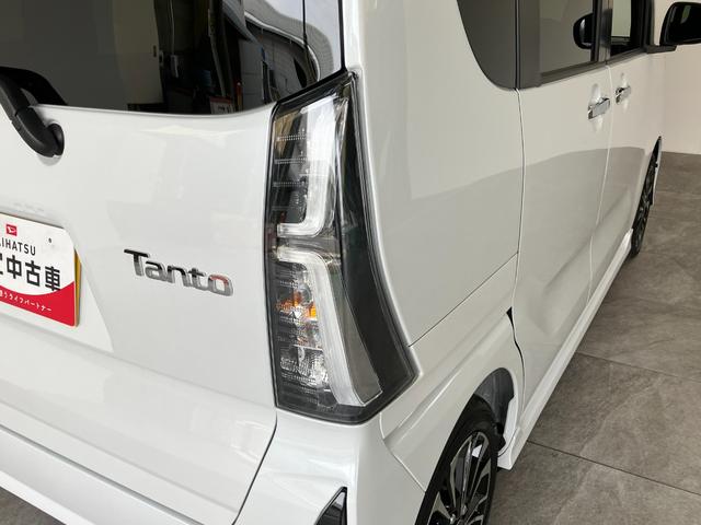タントカスタムＲＳ　ターボ　９型ディスプレイオーディオ　クルコン衝突被害軽減ブレーキ　コーナーセンサー　９型ディスプレイオーディオ　フルセグ　Ｂｌｕｅｔｏｏｔｈ　ＵＳＢ　バックカメラ　前後ドラレコ　両側電動スライドドア　前席シートヒーター　ＬＥＤ　レーダークルコン（滋賀県）の中古車
