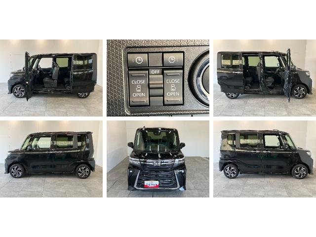 タントカスタムＸリミテッド　９型Ｄ．Ａ　クルコン　届出済未使用車衝突被害軽減ブレーキ　コーナーセンサー　９型ディスプレイオーディオ　Ｂｌｕｅｔｏｏｔｈ　ＵＳＢ　バックカメラ　両側電動スライドドア　前席シートヒーター　ＬＥＤ　クルコン　スマートキー　エコアイドル（滋賀県）の中古車