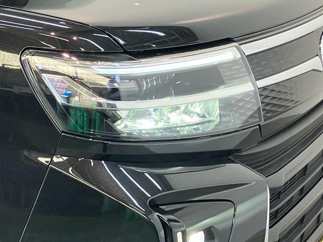 タントカスタムＲＳリミテッド　ターボ　クルコン　届出済未使用車衝突被害軽減ブレーキ　コーナーセンサー　バックカメラ（ナビ装着時用）　両側電動スライドドア　前席シートヒーター　電動パーキングブレーキ　ＬＥＤ　オートライト　オートエアコン　クルーズコントロール（滋賀県）の中古車