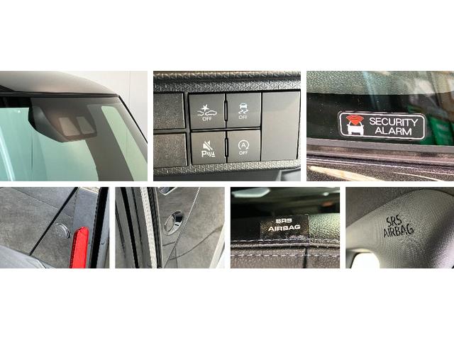 タントカスタムＲＳリミテッド　ターボ　クルコン　届出済未使用車衝突被害軽減ブレーキ　コーナーセンサー　バックカメラ（ナビ装着時用）　両側電動スライドドア　前席シートヒーター　電動パーキングブレーキ　ＬＥＤ　オートライト　オートエアコン　クルーズコントロール（滋賀県）の中古車