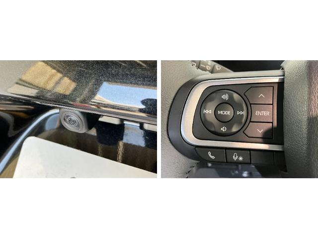 タントカスタムＲＳリミテッド　ターボ　クルコン　届出済未使用車衝突被害軽減ブレーキ　コーナーセンサー　バックカメラ（ナビ装着時用）　両側電動スライドドア　前席シートヒーター　電動パーキングブレーキ　ＬＥＤ　オートライト　オートエアコン　クルーズコントロール（滋賀県）の中古車