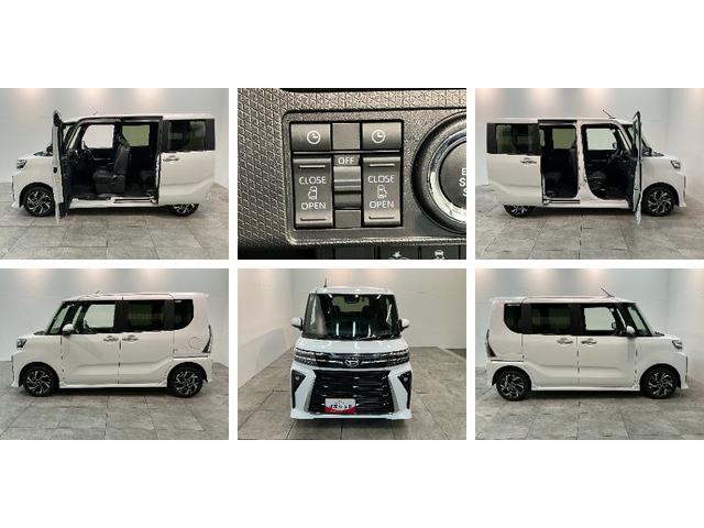タントカスタムX フルセグナビ バックカメラ 前後ドラレコ LED衝突被害軽減ブレーキ コーナーセンサー フルセグナビ Bluetooth DVD USB バックカメラ 前後ドラレコ 両側電動スライドドア シートヒーター LED オートライト レーダークルコン(滋賀県)の中古車