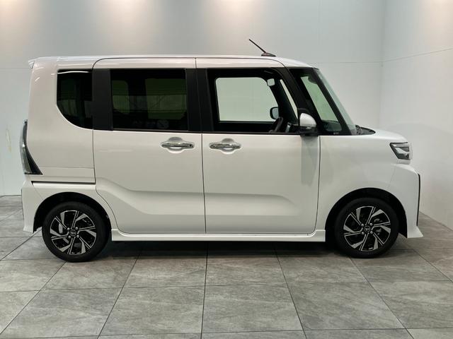 タントカスタムX フルセグナビ バックカメラ 前後ドラレコ LED衝突被害軽減ブレーキ コーナーセンサー フルセグナビ Bluetooth DVD USB バックカメラ 前後ドラレコ 両側電動スライドドア シートヒーター LED オートライト レーダークルコン(滋賀県)の中古車
