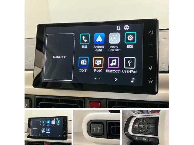 ムーヴキャンバスストライプスＧ　９型ディスプレイオーディオ　フルセグ　ＬＥＤ衝突被害軽減ブレーキ　コーナーセンサー　９型ディスプレイオーディオ　フルセグ　Ｂｌｕｅｔｏｏｔｈ　ＵＳＢ　バックカメラ　両側電動スライドドア　前席シートヒーター　ＬＥＤ　ワイヤレス充電器　エコアイドル（滋賀県）の中古車