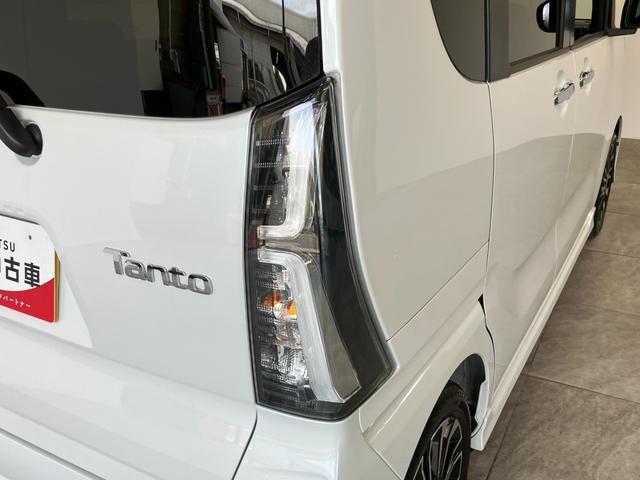 タントカスタムＲＳ　ターボ　９型ディスプレイオーディオ　クルコン衝突被害軽減ブレーキ　コーナーセンサー　９型ディスプレイオーディオ　Ｂｌｕｅｔｏｏｔｈ　ＵＳＢ　バックカメラ　両側電動スライドドア　前席シートヒーター　ＬＥＤ　クルコン　スマートキー　ターボ（滋賀県）の中古車