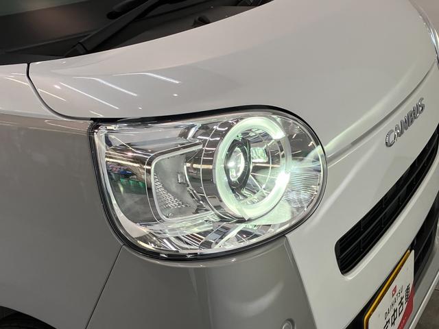 ムーヴキャンバスストライプスG 両側電動スライドドア LED 届出済未使用車衝突被害軽減ブレーキ コーナーセンサー バックカメラ(ナビ装着時用) 両側電動スライドドア 前席シートヒーター 電動パーキングブレーキ LED オートライト オートエアコン スマートキー エコアイドル(滋賀県)の中古車