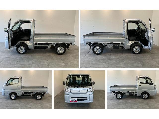 ハイゼットトラックスタンダード 4WD 5MT コーナーセンサー オートライト衝突被害軽減ブレーキ コーナーセンサー パートタイム4WD AM/FMラジオ マニュアルエアコン マニュアルレベリング オートライト 5速マニュアルミッション車(滋賀県)の中古車