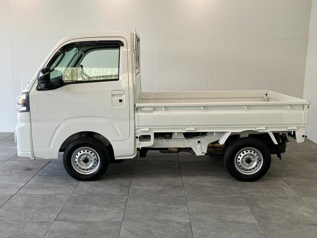 ハイゼットトラックＥＸＴ　４ＷＤ　ＣＶＴ車　デフロック　荷台作業灯衝突被害軽減ブレーキ　コーナーセンサー　パートタイム４ＷＤ　デフロック　Ｂｌｕｅｔｏｏｔｈ／ＵＳＢチューナー　ドラレコ　スマートキー　パワーウインドウ　ＬＥＤ　荷台作業灯　４枚リーフスプリング（滋賀県）の中古車