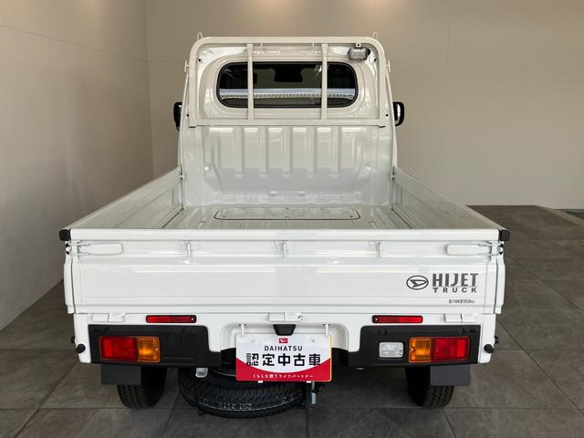ハイゼットトラックＥＸＴ　４ＷＤ　ＣＶＴ車　デフロック　荷台作業灯衝突被害軽減ブレーキ　コーナーセンサー　パートタイム４ＷＤ　デフロック　Ｂｌｕｅｔｏｏｔｈ／ＵＳＢチューナー　ドラレコ　スマートキー　パワーウインドウ　ＬＥＤ　荷台作業灯　４枚リーフスプリング（滋賀県）の中古車