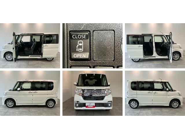 タントカスタムX SA2 フルセグナビ バックカメラ衝突被害軽減ブレーキ フルセグナビ Bluetooth DVD再生 Bカメラ 左側電動スライドドア LED オートライト オートエアコン 電格ミラー スマートキー エコアイドル タイヤ4本新品交換済み(滋賀県)の中古車