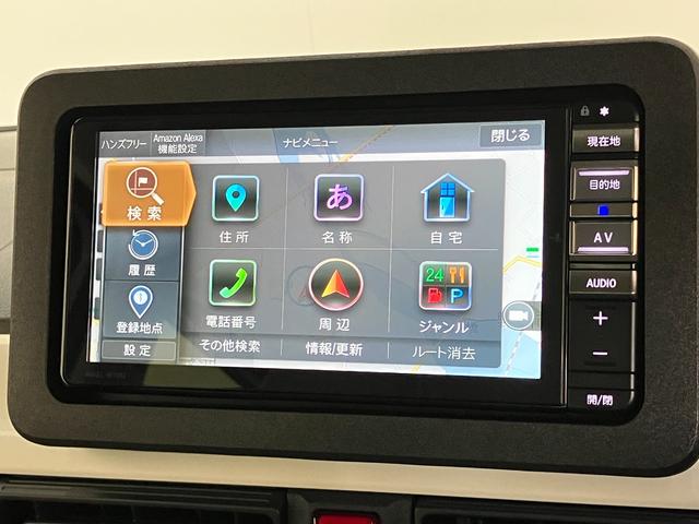 ムーヴキャンバスストライプスＧ　フルセグナビ　バックカメラ　前後ドラレコ衝突被害軽減ブレーキ　コーナーセンサー　フルセグナビ　ＤＶＤ再生　Ｂｌｕｅｔｏｏｔｈ　ＵＳＢ　バックカメラ　前後ドラレコ　両側電動スライドドア　ＬＥＤ　オートライト　オートエアコン　前席シートヒーター（滋賀県）の中古車
