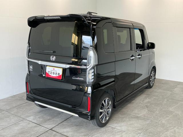 Ｎ−ＢＯＸカスタムＬ　フルセグナビ　バックカメラ　前後ドラレコ　クルコン衝突被害軽減ブレーキ　コーナーセンサー　フルセグナビ　ＤＶＤ再生　Ｂｌｕｅｔｏｏｔｈ　ＵＳＢ　バックカメラ　前後ドラレコ　ＥＴＣ　レーダークルーズコントロール　左側電動スライドドア　シートヒーター（滋賀県）の中古車
