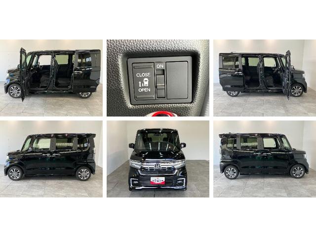 Ｎ−ＢＯＸカスタムＬ　フルセグナビ　バックカメラ　前後ドラレコ　クルコン衝突被害軽減ブレーキ　コーナーセンサー　フルセグナビ　ＤＶＤ再生　Ｂｌｕｅｔｏｏｔｈ　ＵＳＢ　バックカメラ　前後ドラレコ　ＥＴＣ　レーダークルーズコントロール　左側電動スライドドア　シートヒーター（滋賀県）の中古車