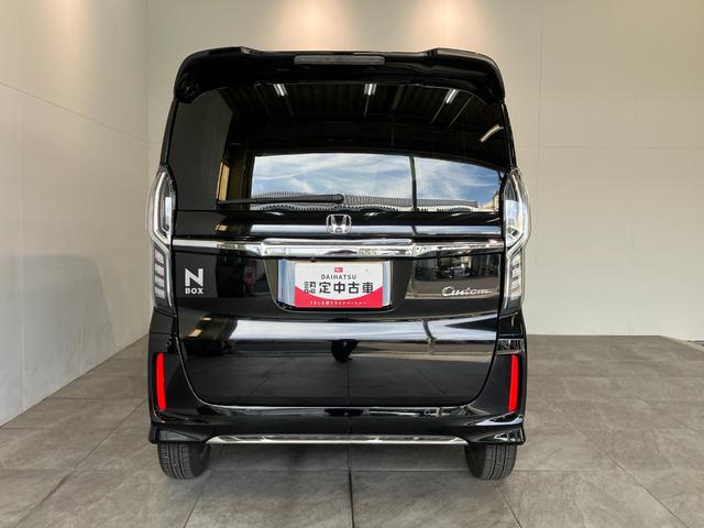Ｎ−ＢＯＸカスタムＬ　フルセグナビ　バックカメラ　前後ドラレコ　クルコン衝突被害軽減ブレーキ　コーナーセンサー　フルセグナビ　ＤＶＤ再生　Ｂｌｕｅｔｏｏｔｈ　ＵＳＢ　バックカメラ　前後ドラレコ　ＥＴＣ　レーダークルーズコントロール　左側電動スライドドア　シートヒーター（滋賀県）の中古車