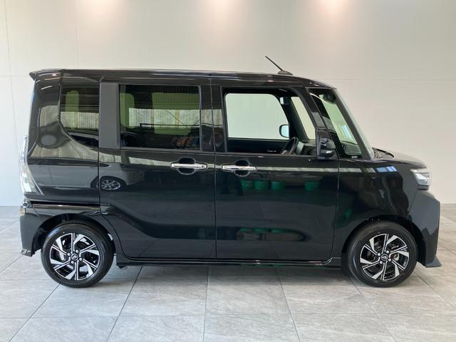 タントカスタムＸリミテッド　９型Ｄ．Ａ　届出済未使用車衝突被害軽減ブレーキ　コーナーセンサー　９型ディスプレイオーディオ　Ｂｌｕｅｔｏｏｔｈ　ＵＳＢ　バックカメラ　両側電動スライドドア　前席シートヒーター　ＬＥＤ　レーダークルコン　スマートキー（滋賀県）の中古車