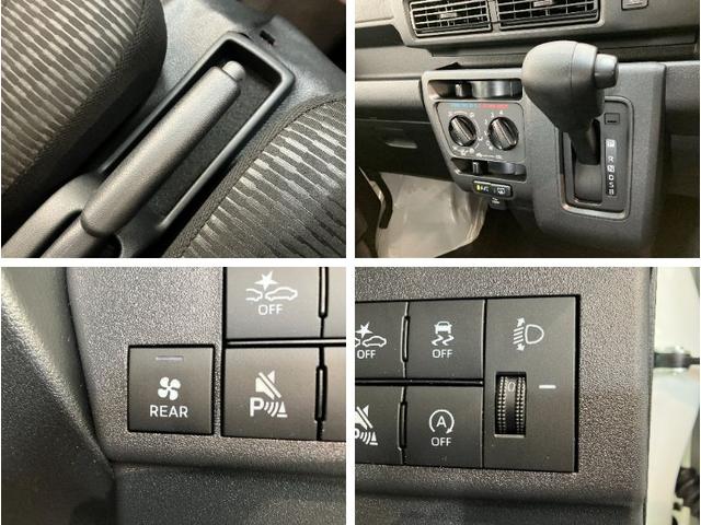 ハイゼットカーゴＤＸ　４ＷＤ　ＣＶＴ車　コーナーセンサー　キーレス　前席ＰＷ衝突被害軽減ブレーキ　スマアシ　パートタイム４ＷＤ　コーナーセンサー　前席パワーウインドウ　ＡＭ／ＦＭステレオ　両側スライドドア　オートライト　マニュアルレベリング　キーレスエントリー（滋賀県）の中古車