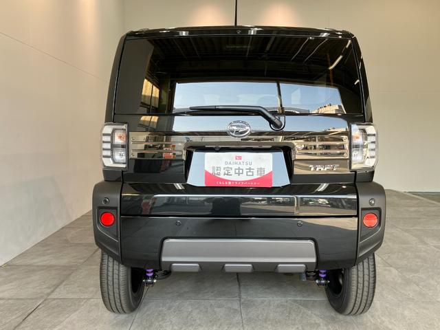 タフトＧダーククロムベンチャー　９Ｄ．Ａ　クルコン　届出済未使用車衝突被害軽減ブレーキ　コーナーセンサー　９型ディスプレイオーディオ　フルセグ　Ｂｌｕｅｔｏｏｔｈ　ＵＳＢ　バックカメラ　前席シートヒーター　ＬＥＤ　オートライト　レーダークルーズコントロール（滋賀県）の中古車