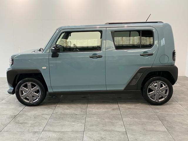 タフトGダーククロムベンチャー レーダークルコン 届出済未使用車衝突被害軽減ブレーキ コーナーセンサー バックカメラ(ナビ装着時用) 前席シートヒーター 電動パーキング スカイフィールトップ LED オートライト オートエアコン スマートキー エコアイドル(滋賀県)の中古車