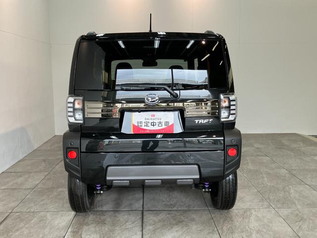 タフトGダーククロムベンチャー レーダークルコン 届出済未使用車衝突被害軽減ブレーキ コーナーセンサー バックカメラ(ナビ装着時用) 前席シートヒーター 電動パーキング LED オートライト オートエアコン レーダークルーズコントロール スマートキー エコアイドル(滋賀県)の中古車