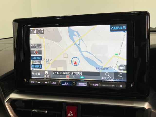 ロッキープレミアムＧ　ＨＥＶ　９型ナビ　パノラマカメラ　前後ドラレコ衝突被害軽減ブレーキ　コーナーセンサー　９型フルセグナビ　Ｂｌｕｅｔｏｏｔｈ　ＤＶＤ　ＵＳＢ　パノラマカメラ　ドラレコ　ＥＴＣ　前席シートヒーター　電動パーキング　ＬＥＤ　レーダークルーズコントロール（滋賀県）の中古車