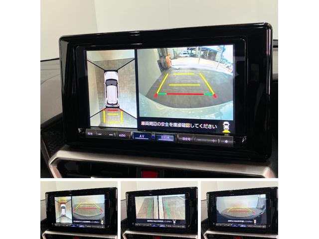 ロッキープレミアムＧ　ＨＥＶ　９型ナビ　パノラマカメラ　前後ドラレコ衝突被害軽減ブレーキ　コーナーセンサー　９型フルセグナビ　Ｂｌｕｅｔｏｏｔｈ　ＤＶＤ　ＵＳＢ　パノラマカメラ　ドラレコ　ＥＴＣ　前席シートヒーター　電動パーキング　ＬＥＤ　レーダークルーズコントロール（滋賀県）の中古車