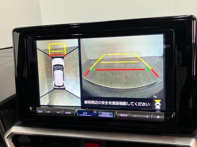 ロッキープレミアムＧ　ＨＥＶ　９型ナビ　パノラマカメラ　前後ドラレコ衝突被害軽減ブレーキ　コーナーセンサー　９型フルセグナビ　Ｂｌｕｅｔｏｏｔｈ　ＤＶＤ　ＵＳＢ　パノラマカメラ　ドラレコ　ＥＴＣ　前席シートヒーター　電動パーキング　ＬＥＤ　レーダークルーズコントロール（滋賀県）の中古車