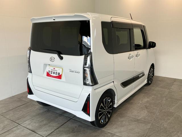 タントカスタムＲＳターボ　９型ディスプレイオーディオ　前後ドラレコ衝突被害軽減ブレーキ　コーナーセンサー　９型ディスプレイオーディオ　Ｂｌｕｅｔｏｏｔｈ　ＵＳＢ　バックカメラ　前後ドラレコ　両側電動スライドドア　シートヒーター　ＬＥＤ　レーダークルコン　スマートキー（滋賀県）の中古車
