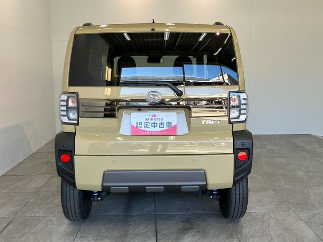 タフトＧダーククロムベンチャー　９型ディスプレイオーディオ衝突被害軽減ブレーキ　コーナーセンサー　９型ディスプレイオーディオ　フルセグ　Ｂｌｕｅｔｏｏｔｈ　ＵＳＢ　バックカメラ　シートヒーター　電動パーキング　ＬＥＤ　オートライト　クルコン　オートエアコン（滋賀県）の中古車