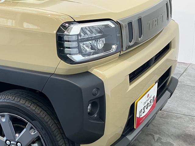 タフトＧダーククロムベンチャー　９型ディスプレイオーディオ衝突被害軽減ブレーキ　コーナーセンサー　９型ディスプレイオーディオ　フルセグ　Ｂｌｕｅｔｏｏｔｈ　ＵＳＢ　バックカメラ　シートヒーター　電動パーキング　ＬＥＤ　オートライト　クルコン　オートエアコン（滋賀県）の中古車