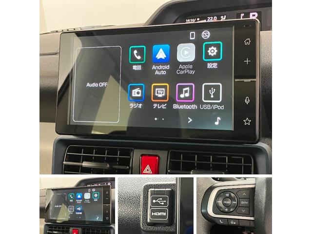 タントＸリミテッド　９型ディスプレイオーディオ　バックカメラ衝突被害軽減ブレーキ　コーナーセンサー　９型ディスプレイオーディオ　フルセグ　Ｂｌｕｅｔｏｏｔｈ　ＵＳＢ　バックカメラ　両側電動スライドドア　前席シートヒーター　ＬＥＤ　スマートキー　エコアイドル（滋賀県）の中古車