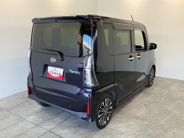タントカスタムＲＳ　ＩＤＬＥレス　ターボ　ナビ　Ｐカメラ　クルコン衝突被害軽減ブレーキ　コーナーセンサー　フルセグナビ　Ｂｌｕｅｔｏｏｔｈ　ＤＶＤ再生　ＵＳＢ　パノラマカメラ　両側電動スライドドア　前席シートヒーター　ＬＥＤ　レーダークルコン　スマートキー　ターボ（滋賀県）の中古車