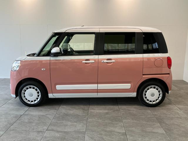 ムーヴキャンバスストライプスＧ　１０型ナビ　バックカメラ　前後ドラレコ衝突被害軽減ブレーキ　コーナーセンサー　１０型フルセグナビ　Ｂｌｕｅｔｏｏｔｈ　ＵＳＢ　バックカメラ　前後ドラレコ　両側電動スライドドア　前席シートヒーター　ＬＥＤ　オートエアコン　ＬＥＤ　電格ミラー（滋賀県）の中古車