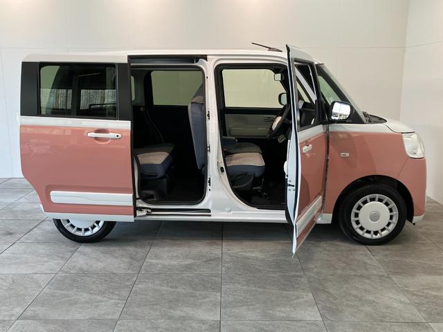 ムーヴキャンバスストライプスＧ　１０型ナビ　バックカメラ　前後ドラレコ衝突被害軽減ブレーキ　コーナーセンサー　１０型フルセグナビ　Ｂｌｕｅｔｏｏｔｈ　ＵＳＢ　バックカメラ　前後ドラレコ　両側電動スライドドア　前席シートヒーター　ＬＥＤ　オートエアコン　ＬＥＤ　電格ミラー（滋賀県）の中古車