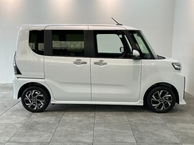 タントカスタムXリミテッド レーダークルコン 届出済未使用車衝突被害軽減ブレーキ コーナーセンサー バックカメラ(ナビ装着時用) ETC 両側電動スライドドア 前席シートヒーター LED オートライト オートエアコン クルーズコントロール スマートキー(滋賀県)の中古車