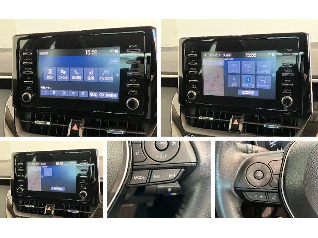 カローラハイブリッド S 純正ナビ バックカメラ ドラレコ クルコントヨタセーフティセンス コーナーセンサー 純正ナビ Bluetooth USB バックカメラ ドラレコ ETC レーダークルーズコントロール LED オートライト オートエアコン ハイブリッド車(滋賀県)の中古車