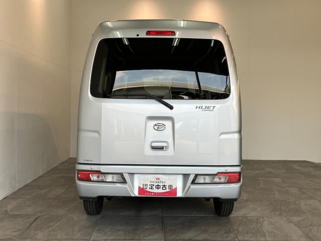 ハイゼットカーゴデラックスＳＡ３　ＣＤステレオ　ＥＴＣ　キーレス　前席Ｐ／Ｗ衝突被害軽減ブレーキ　ＣＤステレオ　ＥＴＣ　Ｂｌｕｅｔｏｏｔｈ　ＵＳＢ　前席パワーウインドウ　キーレスエントリー　両側スライドドア　マニュアルレベリング　エコアイドル（滋賀県）の中古車