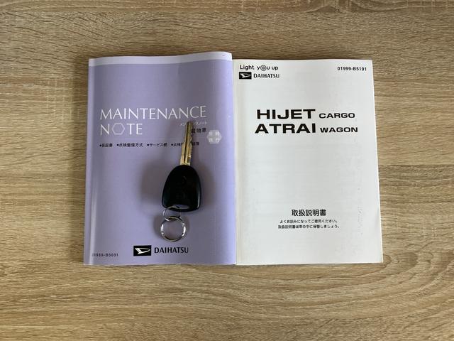 ハイゼットカーゴデラックスＳＡ３　ＣＤステレオ　ＥＴＣ　キーレス　前席Ｐ／Ｗ衝突被害軽減ブレーキ　ＣＤステレオ　ＥＴＣ　Ｂｌｕｅｔｏｏｔｈ　ＵＳＢ　前席パワーウインドウ　キーレスエントリー　両側スライドドア　マニュアルレベリング　エコアイドル（滋賀県）の中古車